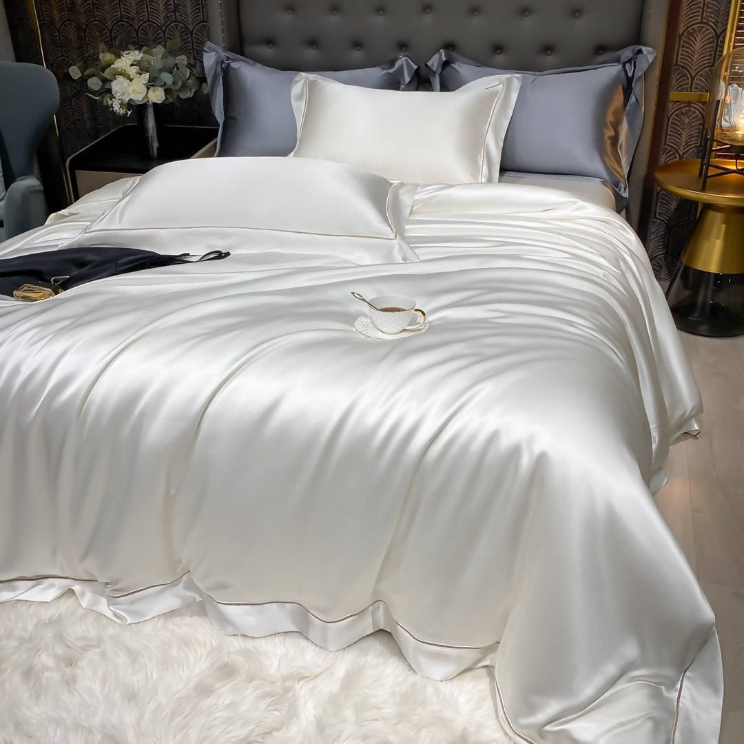 White Silk Sheets