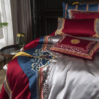 Luciana Sattan Embroidery High-end Luxurious Bedding Set