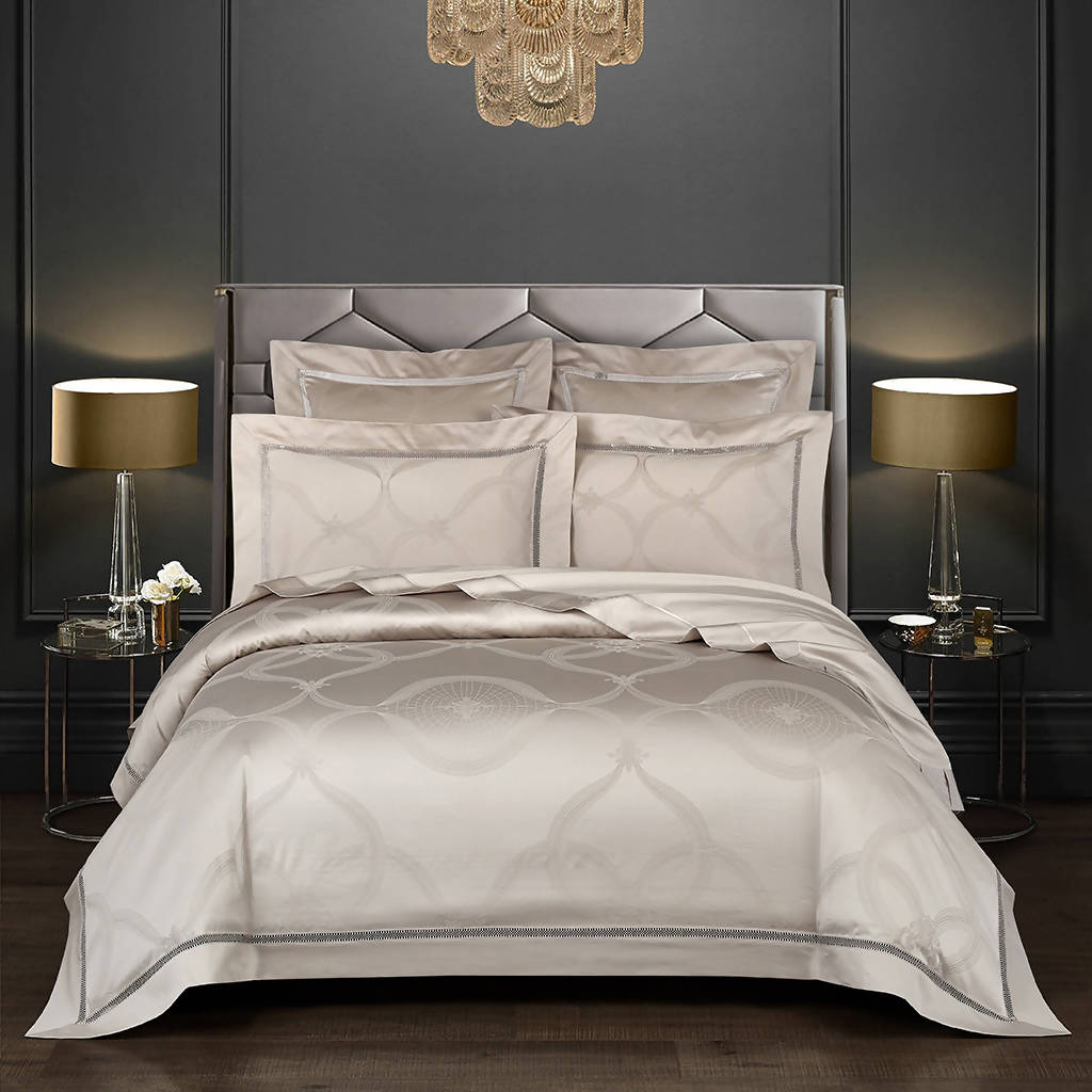 Maysoon 100% Egyptian Cotton Vintage Jacquard Bedding Set