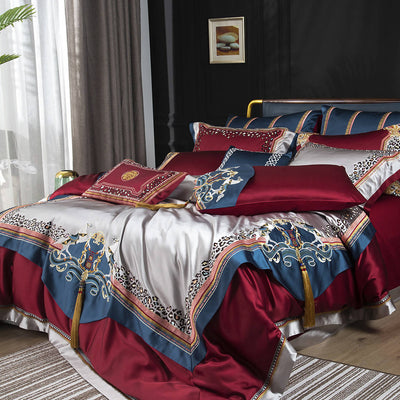 Luciana Sattan Embroidery High-end Luxurious Bedding Set