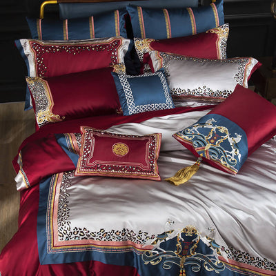 Luciana Sattan Embroidery High-end Luxurious Bedding Set