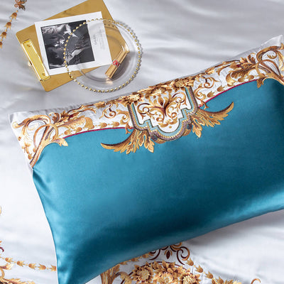 Daniela Palace Villa Embroidery Luxury Bedding Set