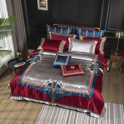 Luciana Sattan Embroidery High-end Luxurious Bedding Set