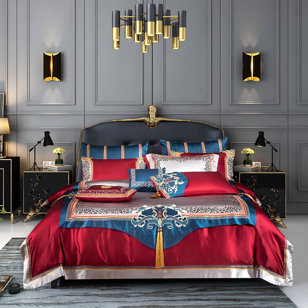 Luciana Sattan Embroidery High-end Luxurious Bedding Set