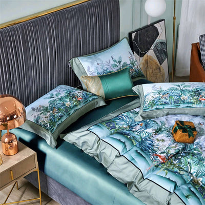 Beatrice High-end Luxury Pure Cotton Digital Printing Bedding Set