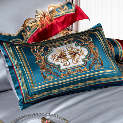 Daniela Palace Villa Embroidery Luxury Bedding Set