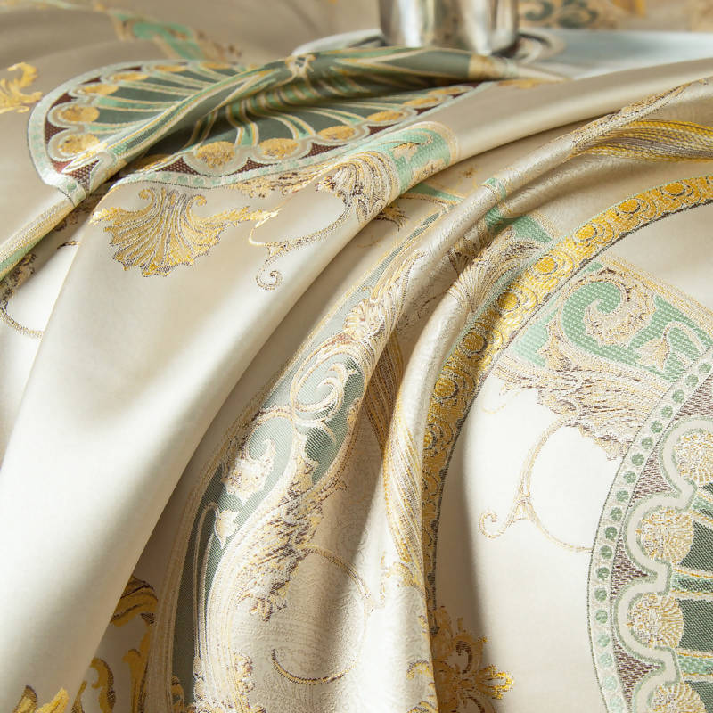 Riccardo Luxury Baroque Style Palace Villa Cotton Bedding Set