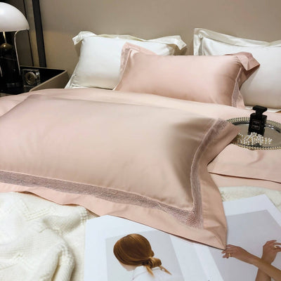 Elvio 100% Cotton Embroidery Elegant Luxury Bedding Set