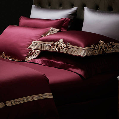 Vittoria Luxury High Precision 100% Cotton Embroidery Bedding set