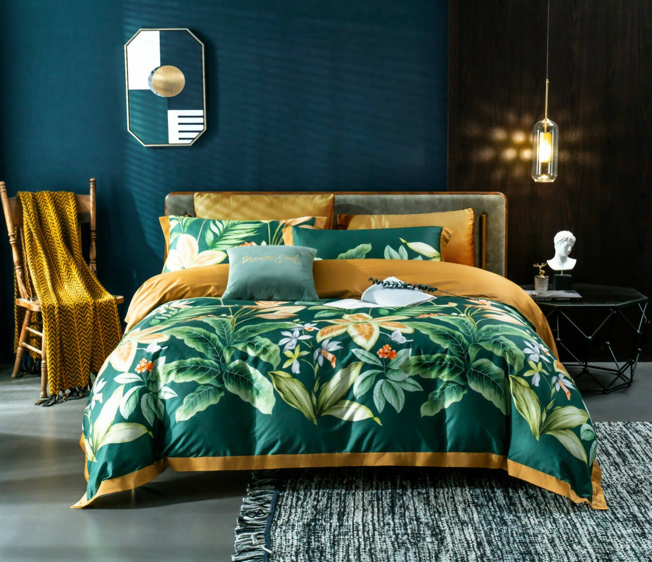 Exotic Forest Luxury 100% Egyptian Cotton High-end Bedding Set