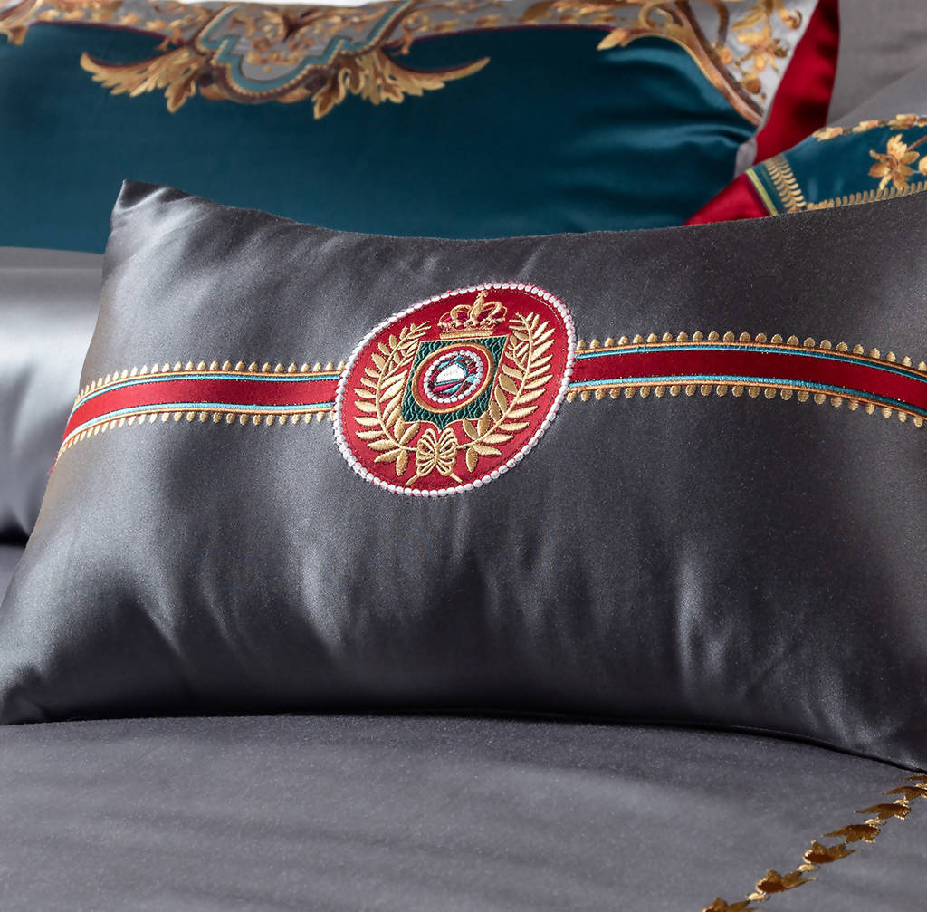 Daniela Palace Villa Embroidery Luxury Bedding Set