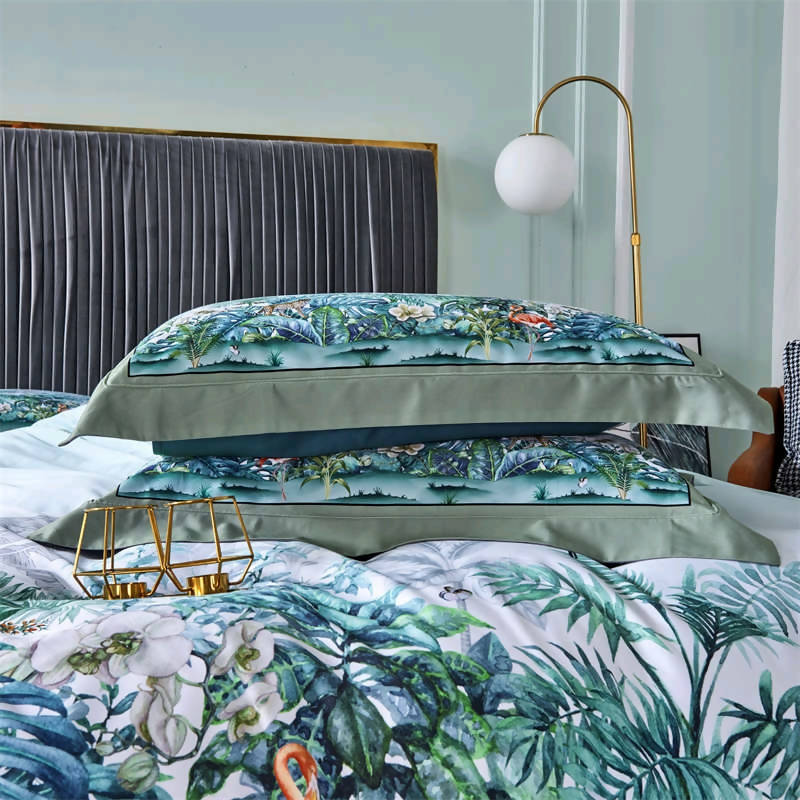 Beatrice High-end Luxury Pure Cotton Digital Printing Bedding Set