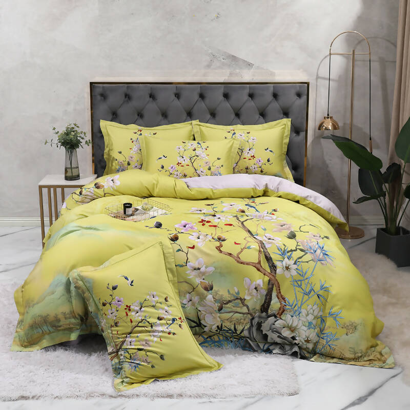 Paradise Blossom 100% Egyptian Cotton Luxurious Bedding Set