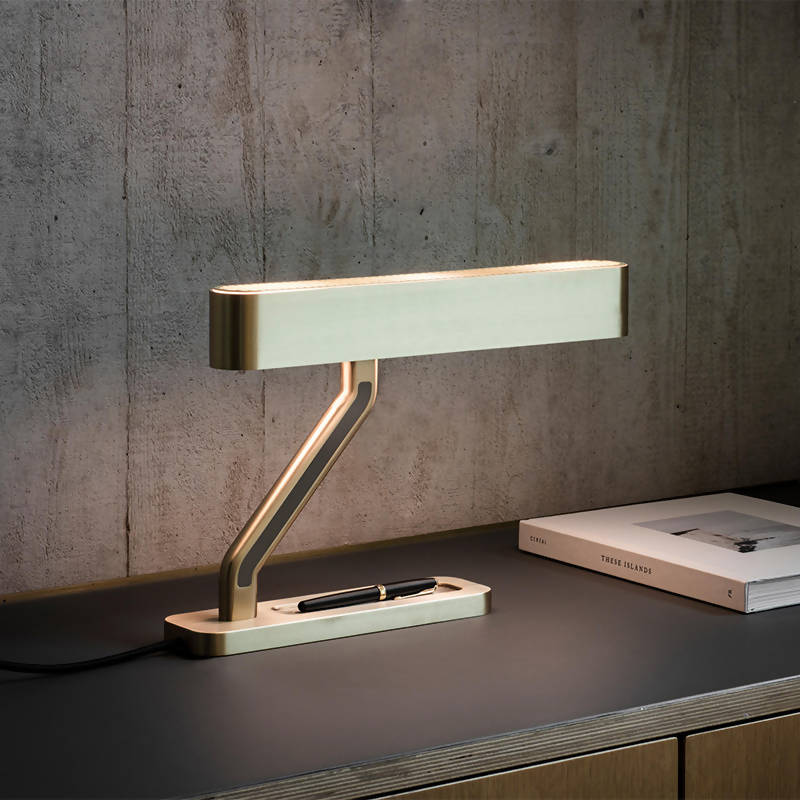 Aurora Luxury Gold Desk Lamp