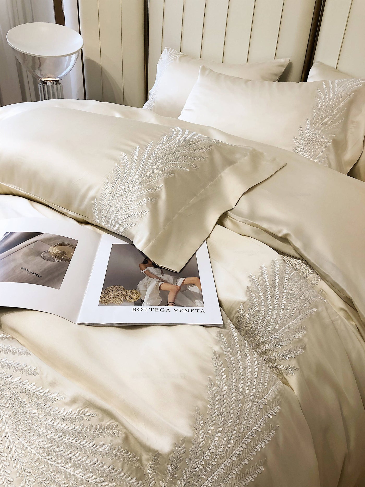 Santos Silky High-End Cotton Embroidery Bedding Set