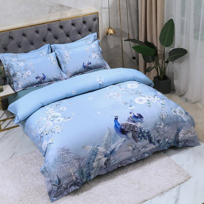 Ludovica Peacock 100% Cotton Digital Printing Bedding Set