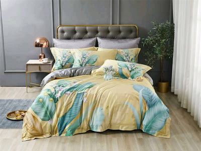 Beatrice High-end Luxury Pure Cotton Digital Printing Bedding Set