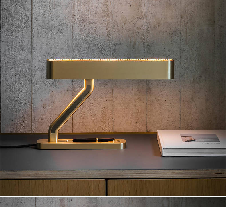 Aurora Luxury Gold Desk Lamp