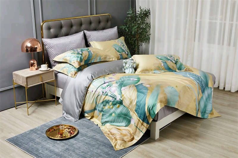 Beatrice High-end Luxury Pure Cotton Digital Printing Bedding Set