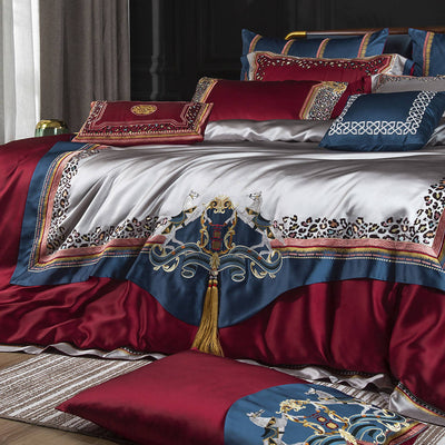 Luciana Sattan Embroidery High-end Luxurious Bedding Set