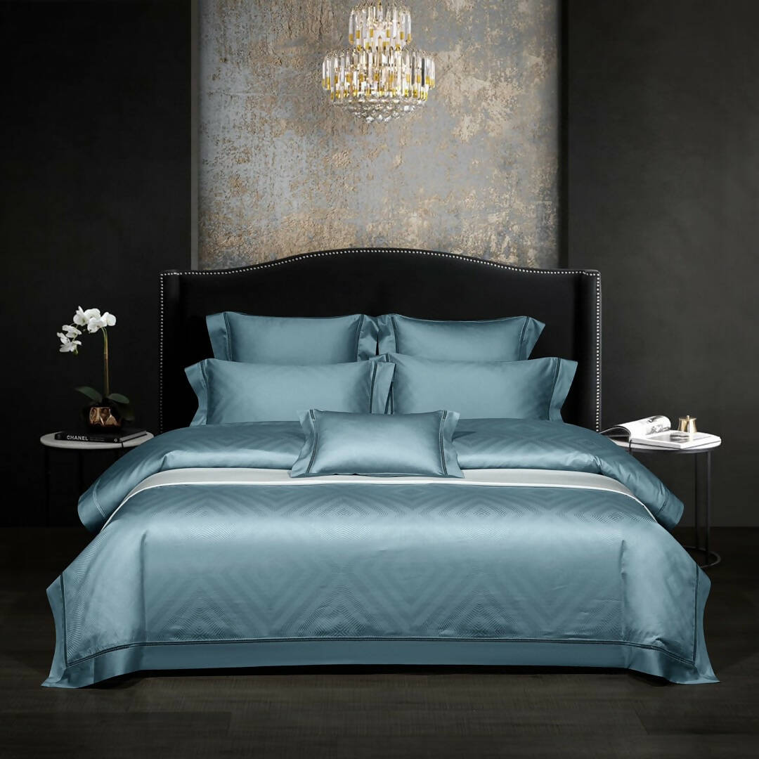 Lorretta 100% Egyptian Cotton Jacquard High-end Modern Bedding Set