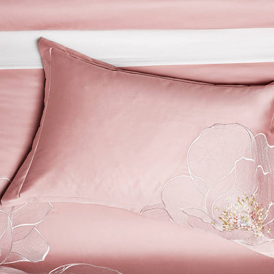 Jameela Luxury Embroidery Cotton Duvet Cover Set