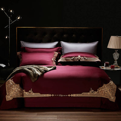 Vittoria Luxury High Precision 100% Cotton Embroidery Bedding set